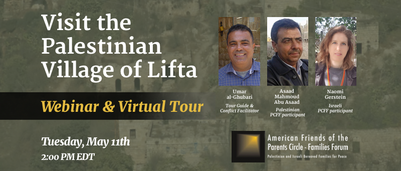 WEBINAR — Visit the Palestinian Village of Lifta
