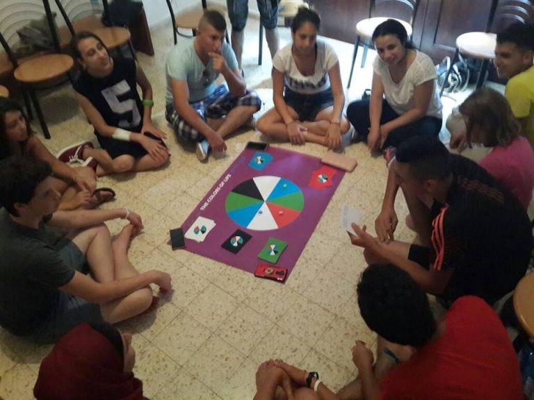 "The Colors of Life" board game, designed by PCFF staff as a team building exercise