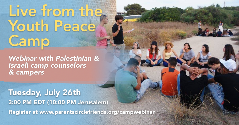 Webinar – Live from the Youth Peace Camp