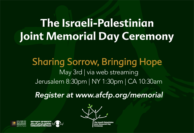 The 2022 Joint Israeli-Palestinian Memorial Day Ceremony