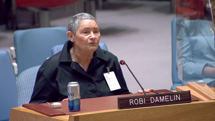 “I spoke to the UN Security Council’s hearts today” – Robi Damelin