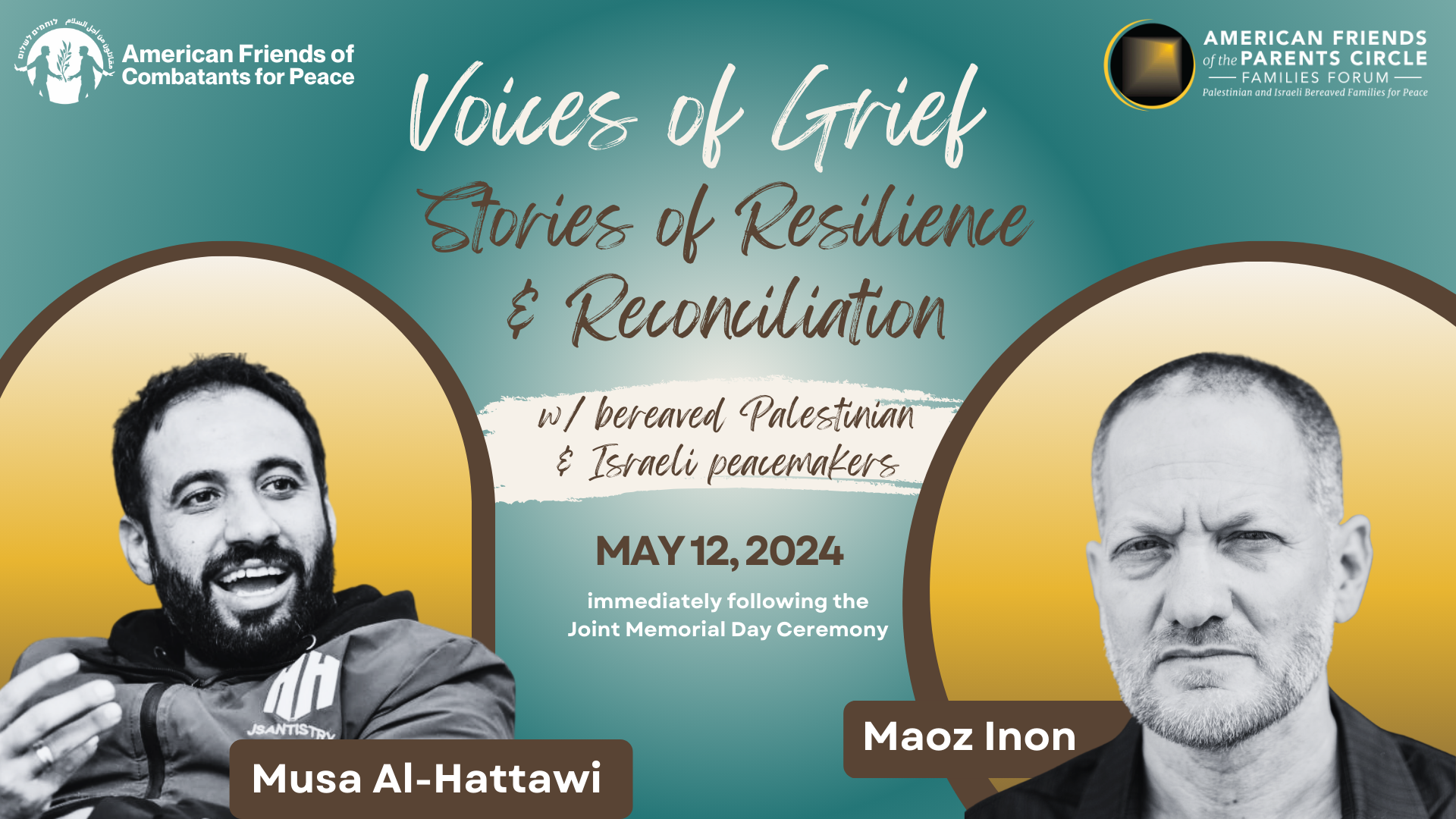 [WEBINAR] Voices of Grief: Stories of Resilience & Reconciliation