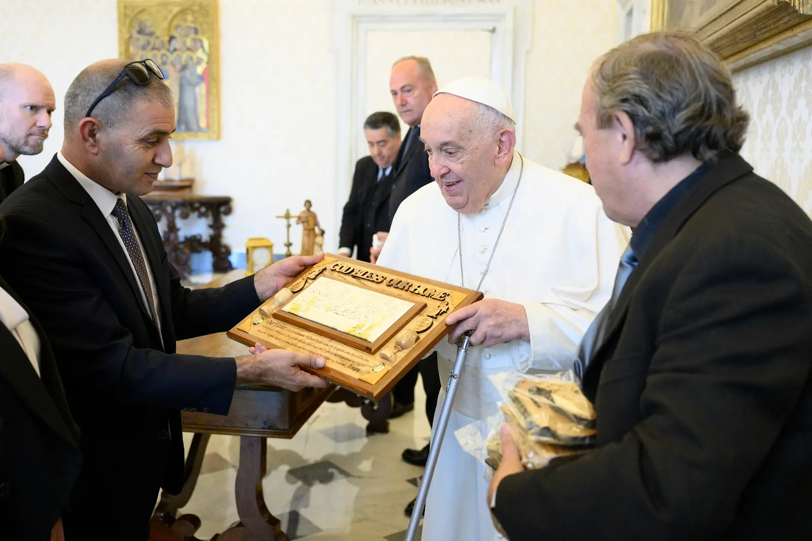 The Pope describes the work of the Parents Circle as “ very courageous”