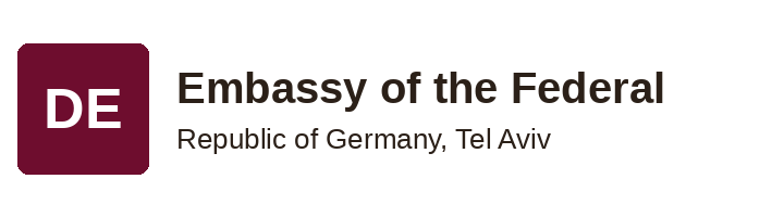 Embassy of the Federal Republic of Germany, Tel Aviv (demo logo)